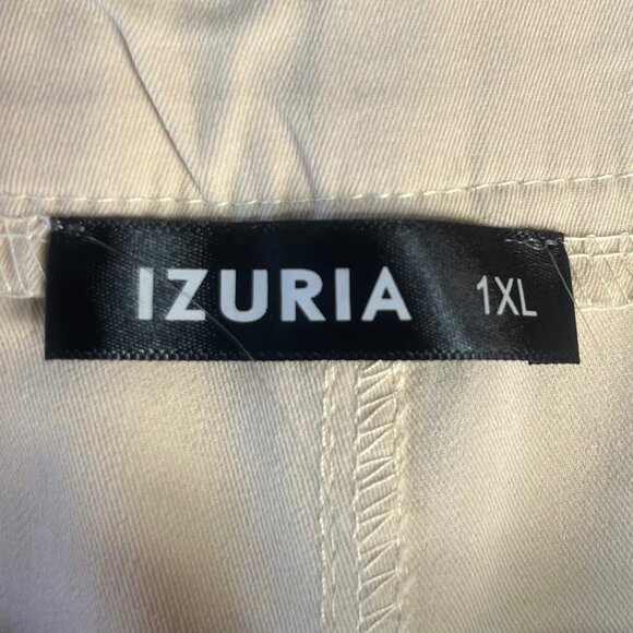 Hengsheng Jeans Izuria Cargo Pants Womens 1XL Tan New WOT - Picture 7 of 10